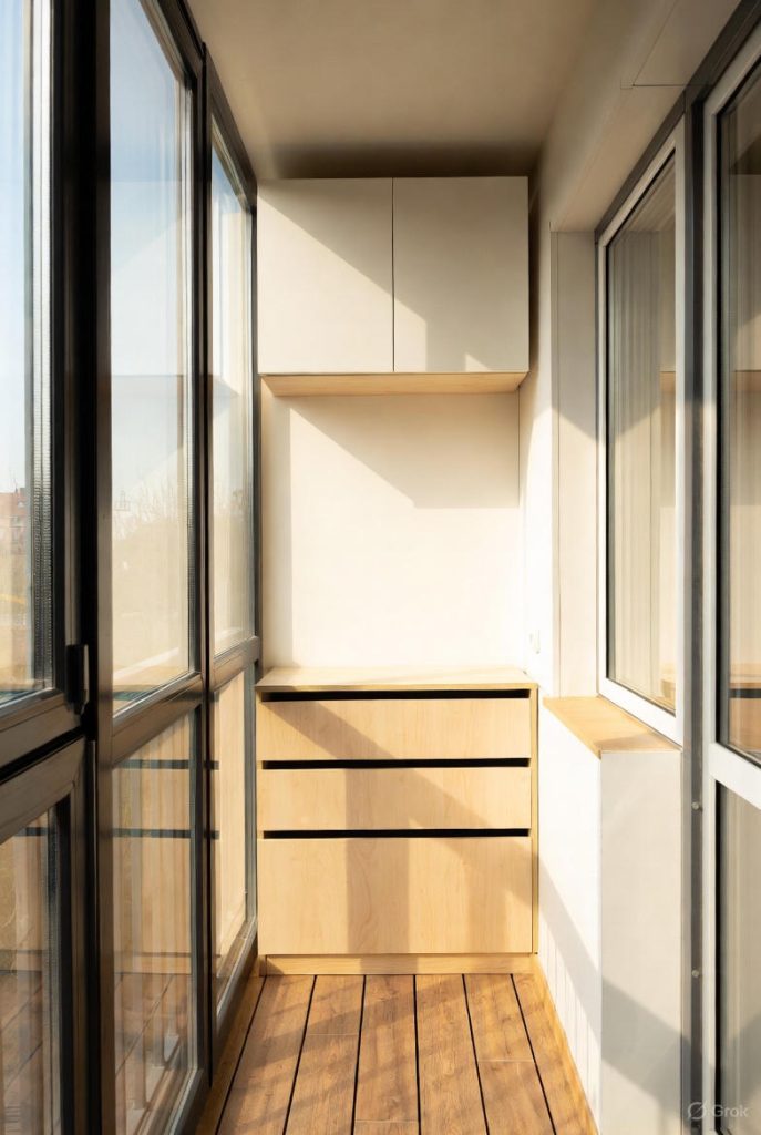 Мебель для балконов и лоджий - шкаф